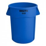 Rubbermaid® 1779636 BRUTE 44 Gallon Blue Round Trash Can Lid