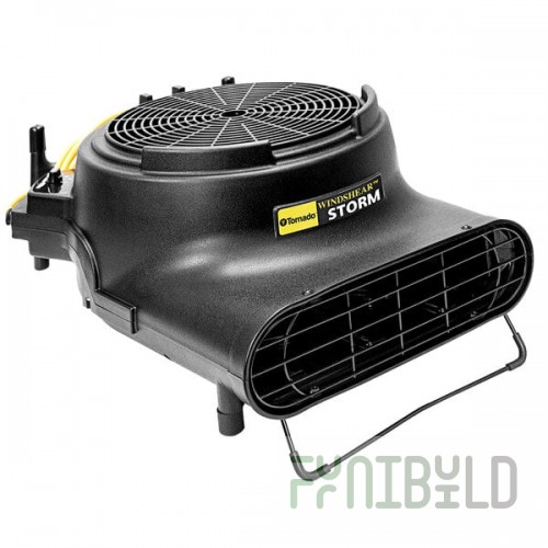 Tornado 98780 Windshear Storm 3-Speed Compact Air Mover with Kickstand and Power Outlet - 120V