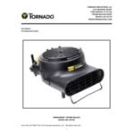 Tornado 98780 Windshear Storm 3-Speed Compact Air Mover with Kickstand and Power Outlet - 120V Tornado 98780 Windshear Storm 3-Speed Compact Air Mover with Kickstand and Power Outlet - 120V