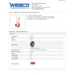 Wesco Industrial Products 800 lb. Steel Industrial Hand Truck with 10