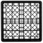 Vollrath TR8D Traex® Full-Size Black 16-Compartment 4 13/16 Vollrath TR8D Traex® Full-Size Black 16-Compartment 4 13/16