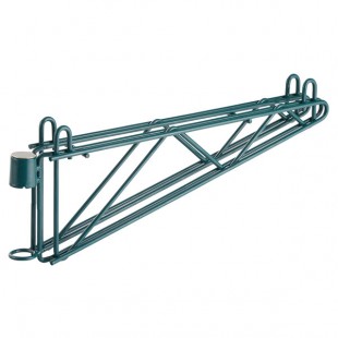 Metro 2WS14K3 Post-Type Wall Mount Shelf Support for Adjoining Super Erecta Metroseal Green 14 Metro 2WS14K3 Post-Type Wall Mount Shelf Support for Adjoining Super Erecta Metroseal Green 14