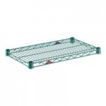 Metro 2WS14K3 Post-Type Wall Mount Shelf Support for Adjoining Super Erecta Metroseal Green 14