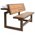 Lifetime 60139 Mocha Brown Convertible Bench / Table