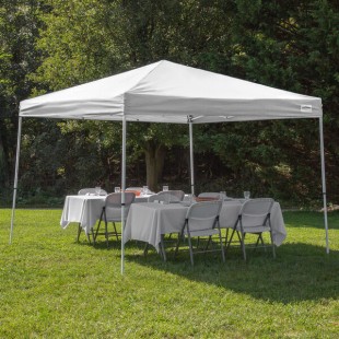 Caravan Canopy 21008100010 M-Series Pro 2 10' x 10' White Straight Leg Instant Canopy