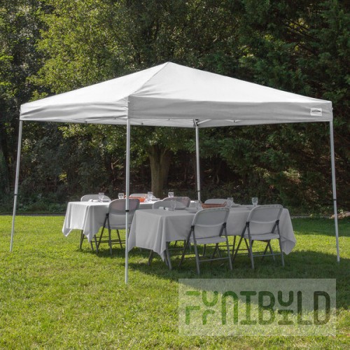 Caravan Canopy 21008100010 M-Series Pro 2 10' x 10' White Straight Leg Instant Canopy