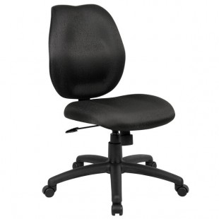 Boss Black Mid-Back Armless Task Chair Boss Black Mid-Back Armless Task Chair