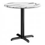 Lancaster Table & Seating Bistro Black and White Birdseye Weave Rattan Outdoor Side Chair Lancaster Table & Seating Bistro Black and White Birdseye Weave Rattan Outdoor Side Chair