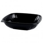 Fineline 15048L-CL Super Bowl Plus 48 oz. Clear Wide Square PET Plastic Bowl - 150/Case Fineline 15048L-CL Super Bowl Plus 48 oz. Clear Wide Square PET Plastic Bowl - 150/Case
