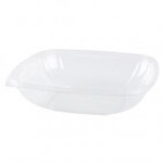 Fineline 15048L-CL Super Bowl Plus 48 oz. Clear Wide Square PET Plastic Bowl - 150/Case Fineline 15048L-CL Super Bowl Plus 48 oz. Clear Wide Square PET Plastic Bowl - 150/Case