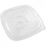 Fineline 15048L-CL Super Bowl Plus 48 oz. Clear Wide Square PET Plastic Bowl - 150/Case Fineline 15048L-CL Super Bowl Plus 48 oz. Clear Wide Square PET Plastic Bowl - 150/Case