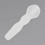 Fineline SE1017.WH SelfEco 4 oz. White Compostable PLA Sloped Bowl with Utensil Hanger - 200/Case Fineline SE1017.WH SelfEco 4 oz. White Compostable PLA Sloped Bowl with Utensil Hanger - 200/Case