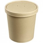 Solia Natural Bamboo Fiber Lid for 25.4 oz. Bamboo Fiber Soup Cup - 500/Case Solia Natural Bamboo Fiber Lid for 25.4 oz. Bamboo Fiber Soup Cup - 500/Case