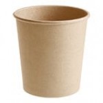 Choice 16 oz. White Double Poly-Coated Paper Food Cup - 500/Case Choice 16 oz. White Double Poly-Coated Paper Food Cup - 500/Case
