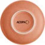 Acopa Pangea 16 oz. Terra Cotta Matte Porcelain Bowl - Sample