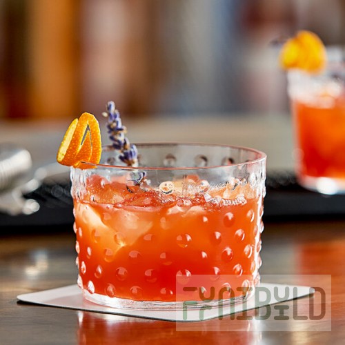 Acopa 7.5 oz. Hobnail Style Rocks Glass / Tumbler - Sample
