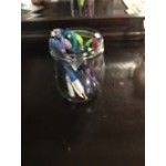 American Metalcraft MJ16 16 oz. Condiment Mason Jar