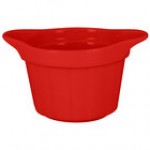 RAK Porcelain Chef's Fusion 7 oz. Sand White Porcelain Ramekin with Grooves - 12/Case