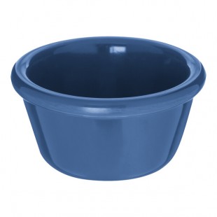 Carlisle 4 oz. Ocean Blue Smooth Melamine Ramekin - 48/Case