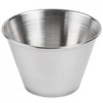 American Metalcraft D405 2.5 oz. Stainless Steel Oval Sauce Cup - 12/Case American Metalcraft D405 2.5 oz. Stainless Steel Oval Sauce Cup - 12/Case