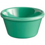 Acopa Foundations 4 oz. Orange Smooth Melamine Ramekin - 12/Case