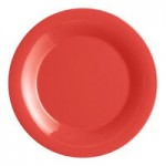 Acopa Foundations 4 oz. Orange Smooth Melamine Ramekin - 12/Case
