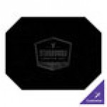 H. Risch, Inc. PLACEMATOCT17X13BLACK 17