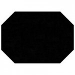 H. Risch, Inc. PLACEMATOCT17X13BLACK 17