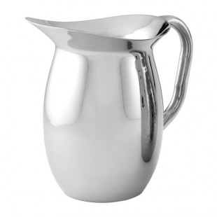American Metalcraft 44 oz. Stainless Steel Mirror Finish Double-Walled Bell Pitcher DWP44 - 12/Case American Metalcraft 44 oz. Stainless Steel Mirror Finish Double-Walled Bell Pitcher DWP44 - 12/Case