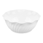 Cambro SRB13CW148 Camwear® 13 oz. White Polycarbonate Swirl Bowl - 24/Case Cambro SRB13CW148 Camwear® 13 oz. White Polycarbonate Swirl Bowl - 24/Case
