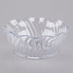Cambro SRB13CW148 Camwear® 13 oz. White Polycarbonate Swirl Bowl - 24/Case Cambro SRB13CW148 Camwear® 13 oz. White Polycarbonate Swirl Bowl - 24/Case