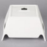 10 Strawberry Street WTR-10SQHNDLBWL Whittier 2.75 Qt. White Square Porcelain Bowl with Handles - 6/Case 10 Strawberry Street WTR-10SQHNDLBWL Whittier 2.75 Qt. White Square Porcelain Bowl with Handles - 6/Case