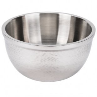 TableCraft RB13 Remington 8 Qt. Round Stainless Steel Double Wall Bowl - 12 3/4