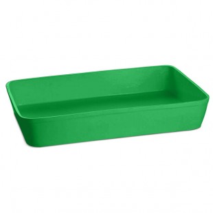 TableCraft CW20200GN 15 Qt. Green Cast Aluminum Extra Large Rectangular Casserole Dish