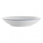 International Tableware Torino Bistro 40 oz. Black Band Porcelain Vegetable / Serving Bowl - 12/Case