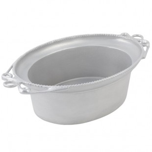 Bon Chef 2103P Bolero 11 Qt. Pewter-Glo Cast Aluminum Bowl Bon Chef 2103P Bolero 11 Qt. Pewter-Glo Cast Aluminum Bowl
