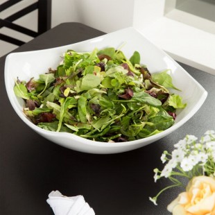 American Metalcraft Prestige SQND13 3.8 Qt. Square Stoneware Bowl American Metalcraft Prestige SQND13 3.8 Qt. Square Stoneware Bowl