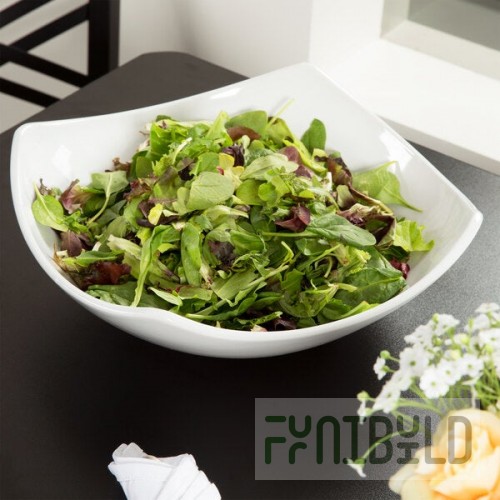 American Metalcraft Prestige SQND13 3.8 Qt. Square Stoneware Bowl