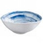 Elite Global Solutions D983OV Van Gogh Navy 49 oz. Oval Melamine Bowl - 6/Case