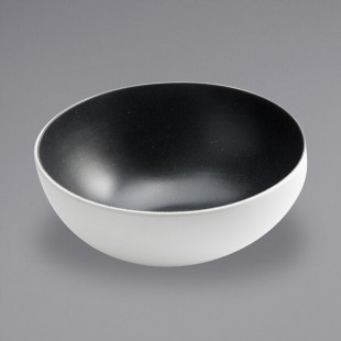 American Metalcraft LFTBB11 Lift 110 oz. Speckled Black and White Slanted Melamine Bowl American Metalcraft LFTBB11 Lift 110 oz. Speckled Black and White Slanted Melamine Bowl