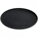 American Metalcraft LFTBB11 Lift 110 oz. Speckled Black and White Slanted Melamine Bowl