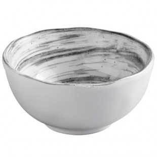 Elite Global Solutions D31R Van Gogh Black 5 oz. Round Melamine Bowl - 6/Case Elite Global Solutions D31R Van Gogh Black 5 oz. Round Melamine Bowl - 6/Case