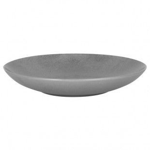 RAK Porcelain Shale 23.35 oz. Gray Porcelain Deep Coupe Plate - 12/Case RAK Porcelain Shale 23.35 oz. Gray Porcelain Deep Coupe Plate - 12/Case