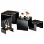 Cal-Mil 237 Black Acrylic Nesting Riser Set