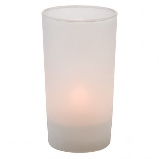 Hollowick SCH400SL Cylinder Satin Linen Glass Cafe Votive Hollowick SCH400SL Cylinder Satin Linen Glass Cafe Votive