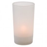 Hollowick SCH400SL Cylinder Satin Linen Glass Cafe Votive Hollowick SCH400SL Cylinder Satin Linen Glass Cafe Votive