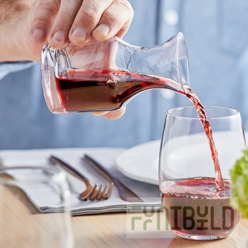 Acopa 8.5 oz. Customizable Glass Carafe - 12/Case
