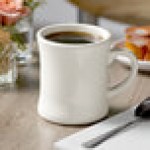 Acopa 12 oz. Customizable Ivory (American White) Victor Stoneware Coffee Mug - 36/Case Acopa 12 oz. Customizable Ivory (American White) Victor Stoneware Coffee Mug - 36/Case