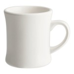 Acopa 12 oz. Customizable Ivory (American White) Victor Stoneware Coffee Mug - 36/Case Acopa 12 oz. Customizable Ivory (American White) Victor Stoneware Coffee Mug - 36/Case