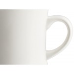 Acopa 12 oz. Customizable Ivory (American White) Victor Stoneware Coffee Mug - 36/Case Acopa 12 oz. Customizable Ivory (American White) Victor Stoneware Coffee Mug - 36/Case